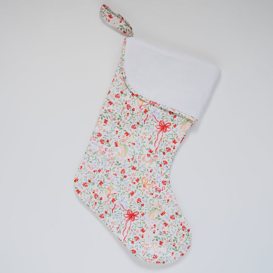 Woodland Christmas Heirloom Christmas Stocking