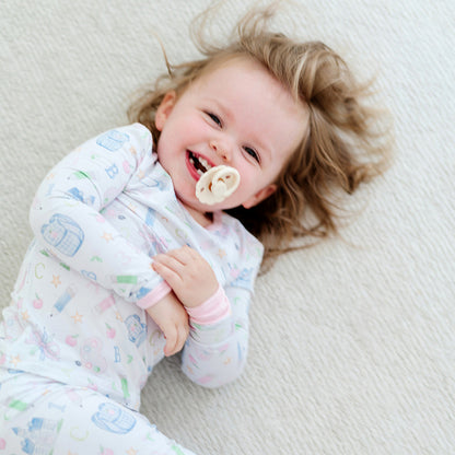 The Back to School Pajama Set in Pink