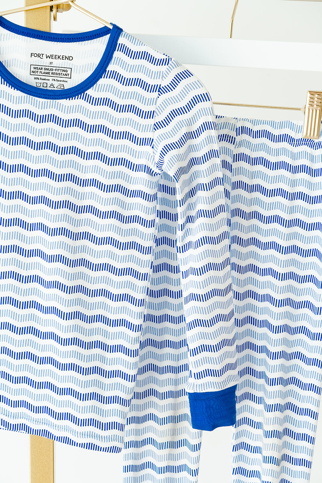 The Blue Wave Pajama Set