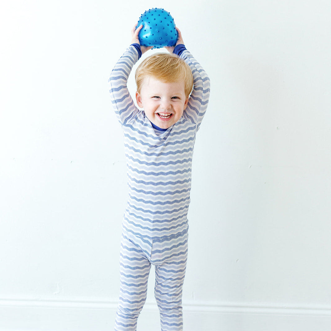The Blue Wave Pajama Set