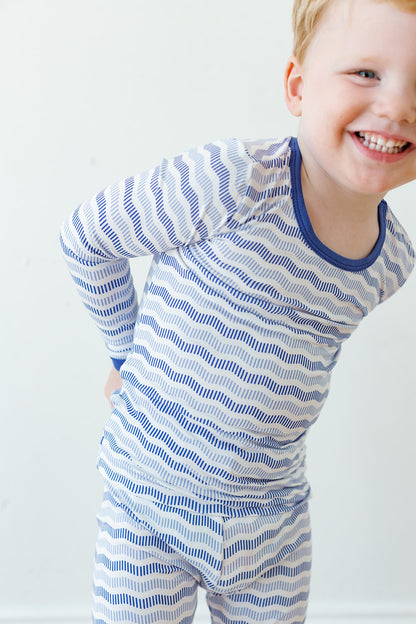 The Blue Wave Pajama Set