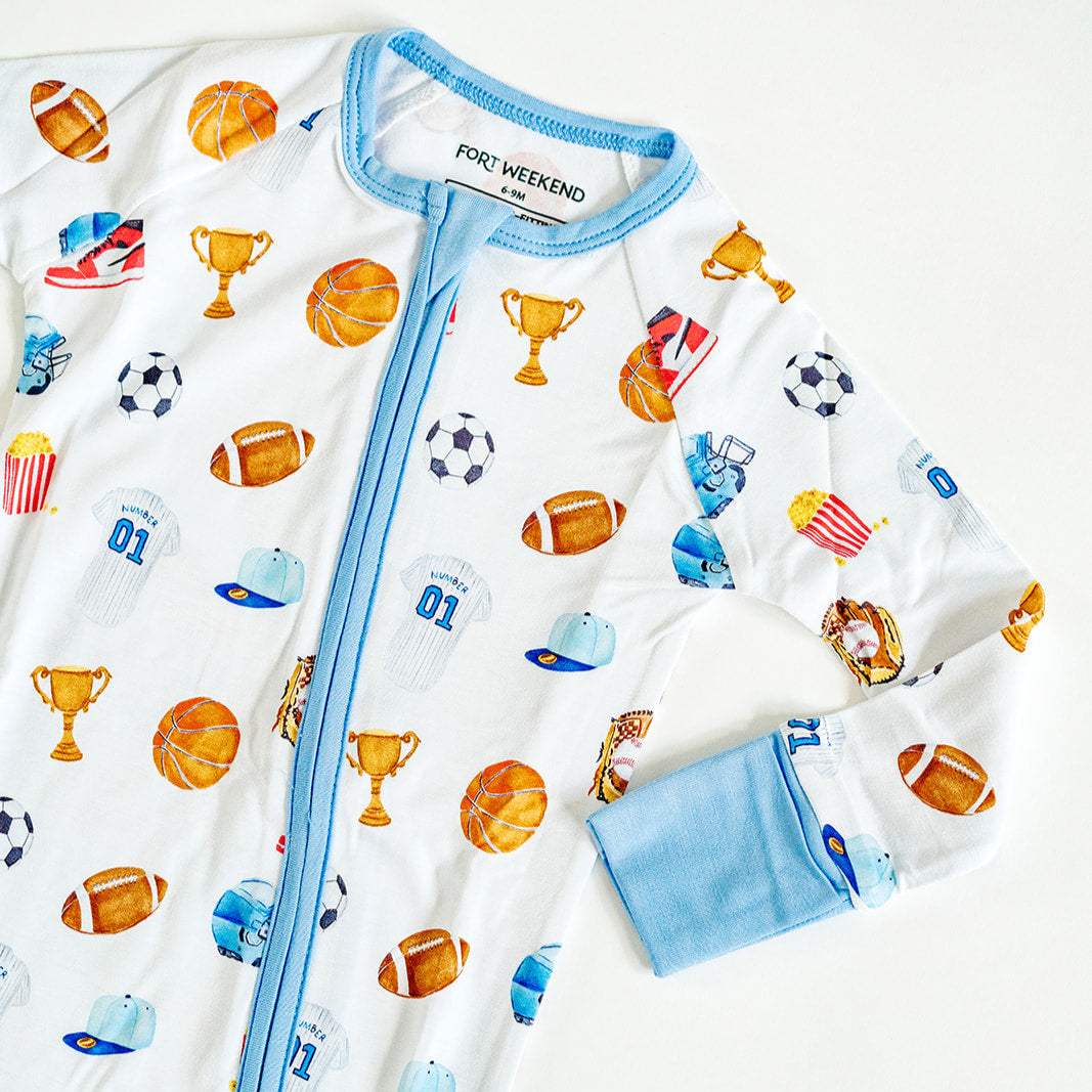The Champ Zipper Onesie