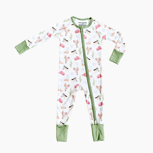 The Buckaroo Zipper Onesie – Fort Weekend