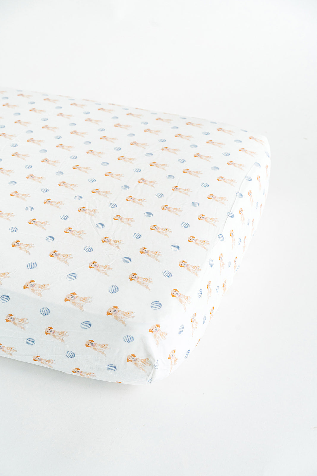 The Goldie in Blue Crib Sheet