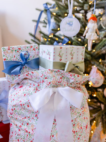 Holiday Floral Wrapping Paper