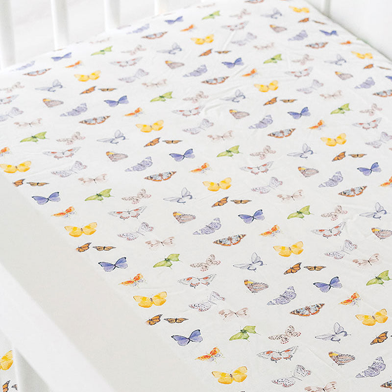 The Butterfly Crib Sheet