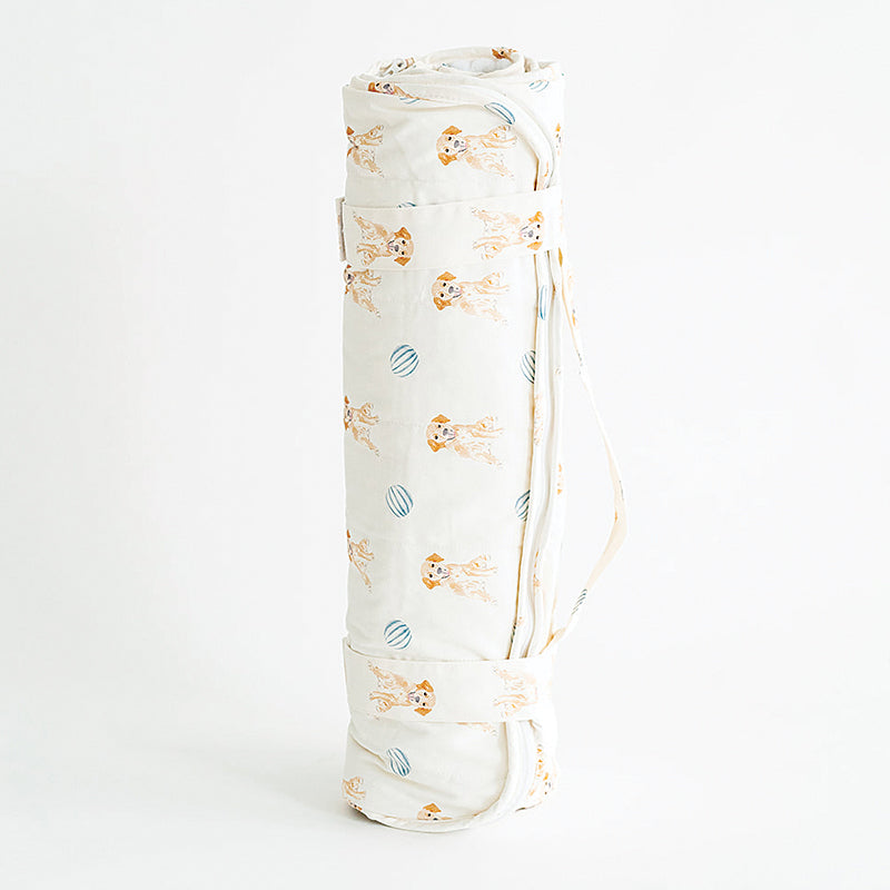 The Goldie in Blue Sleeping Bag