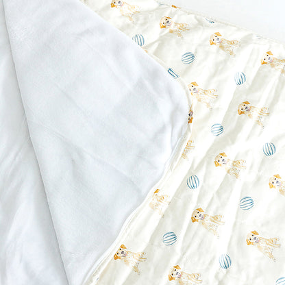 The Goldie in Blue Sleeping Bag