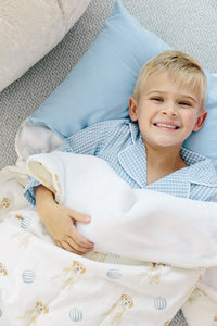 The Goldie in Blue Sleeping Bag