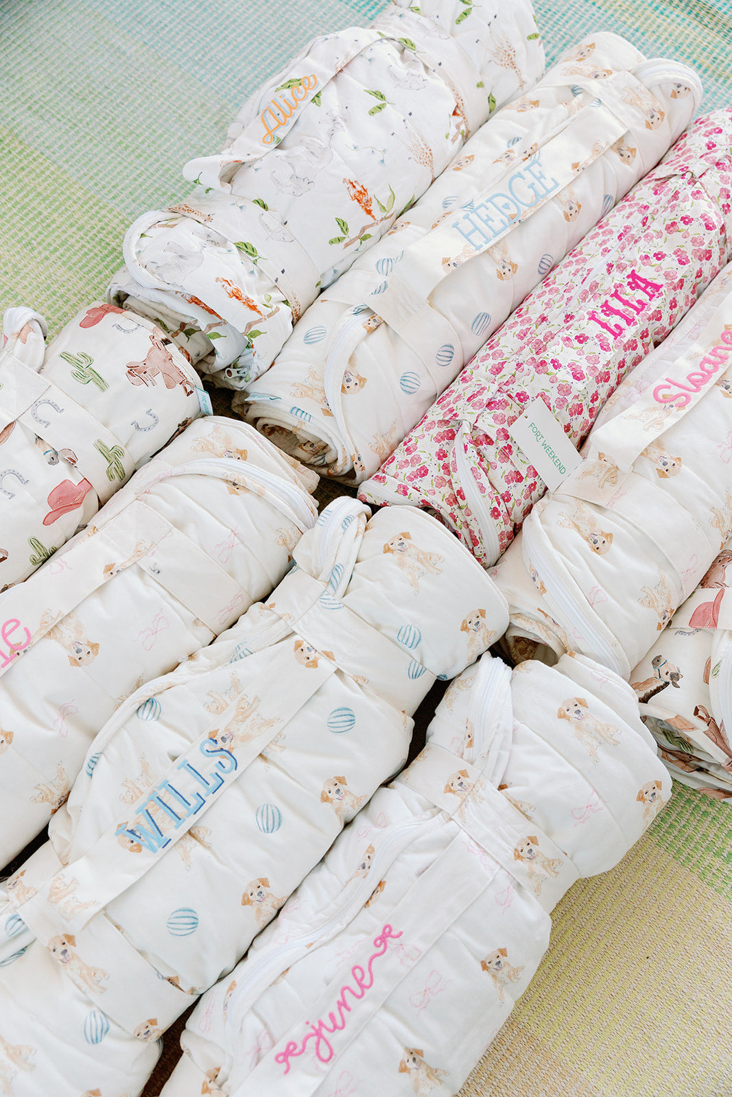 The Goldie in Pink Sleeping Bag