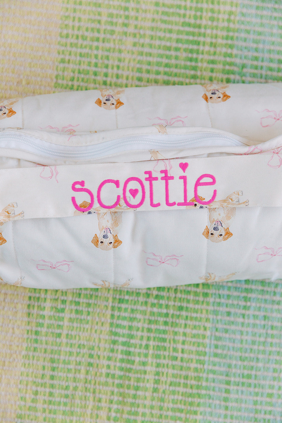 The Goldie in Pink Sleeping Bag
