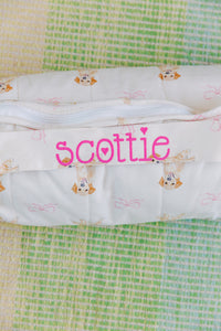 The Goldie in Pink Sleeping Bag