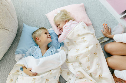 The Goldie in Blue Sleeping Bag