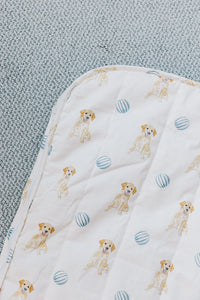 The Goldie in Blue Sleeping Bag