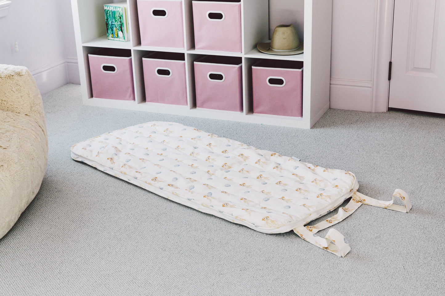 The Goldie in Blue Sleeping Bag