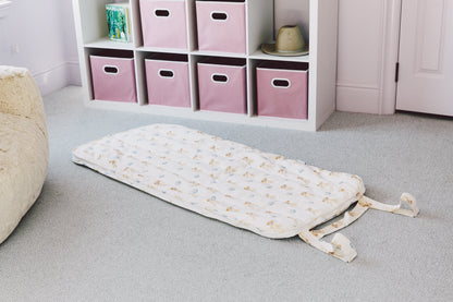 The Goldie in Blue Sleeping Bag